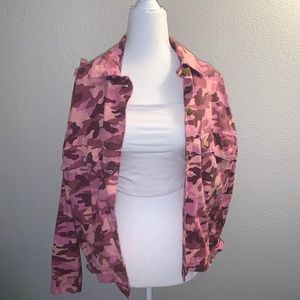 Oversized Camouflage Jacket